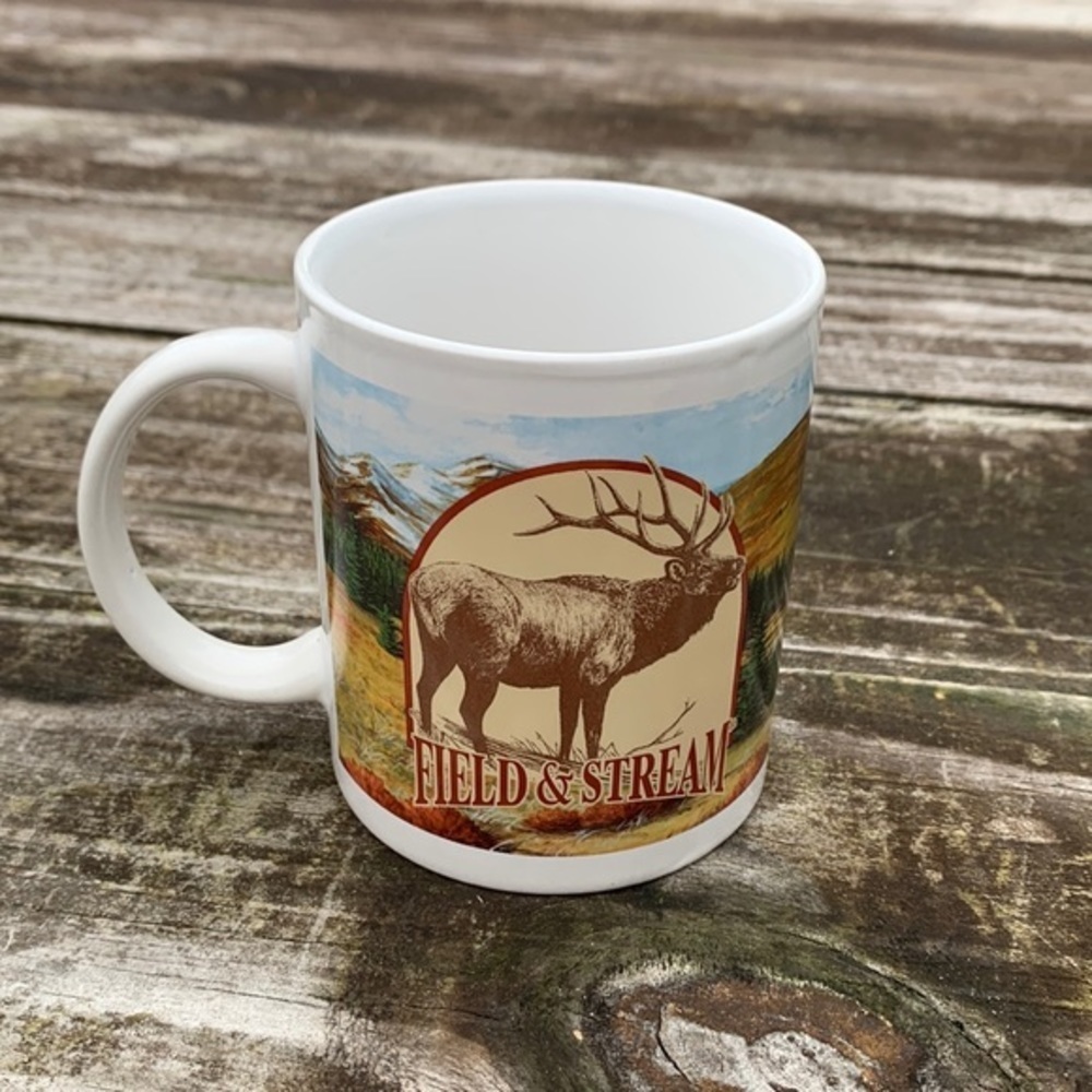 Field & Stream Elk and Pheasant coffee cup